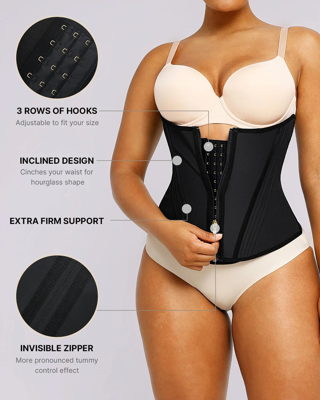 TINA | NeoSweat® AirSlim® Core Control Latex Waist Trainer