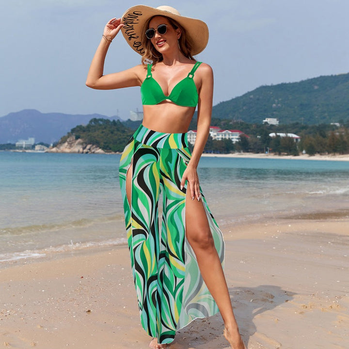 LINA | Beach Vacation Printed Bikini