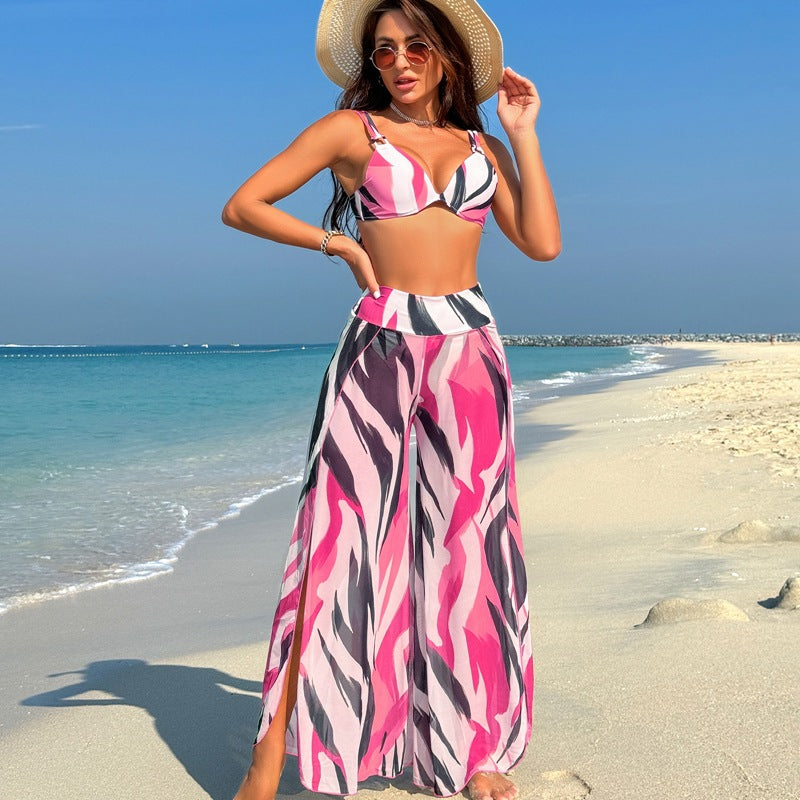 LINA | Beach Vacation Printed Bikini