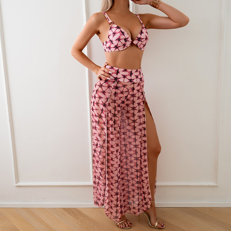 LINA | Beach Vacation Printed Bikini