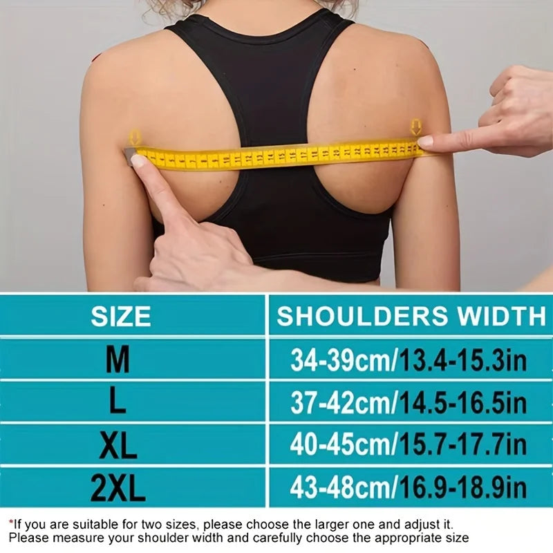VYARA | Adjustable Back Shoulder Posture Corrector Belt, Clavicle Spine Supp VYARA | ort for Upper Back Neck, Breathable Body Reshaper Brace