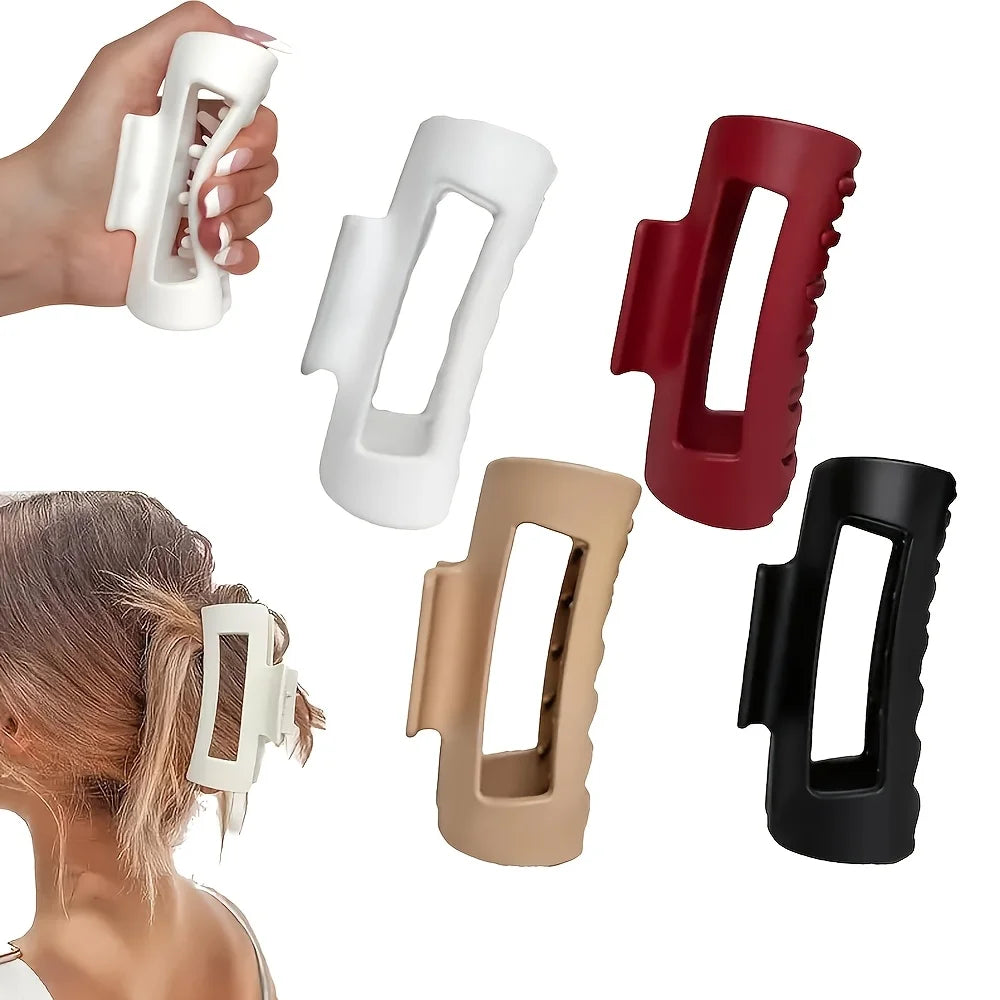 DARA | Silicone Shark Hair Clips, Anti-Slip Strong Grip, Unisex Elegant Hair Accessories, Suitable for Daily Use, Gym, Formal Occasions