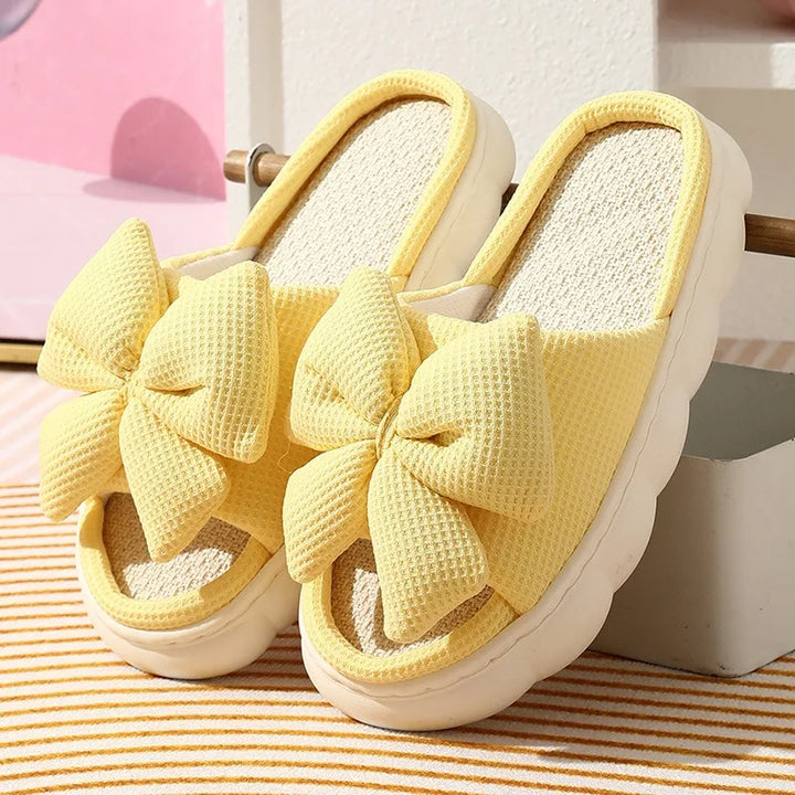 NOYA | Bow Slippers