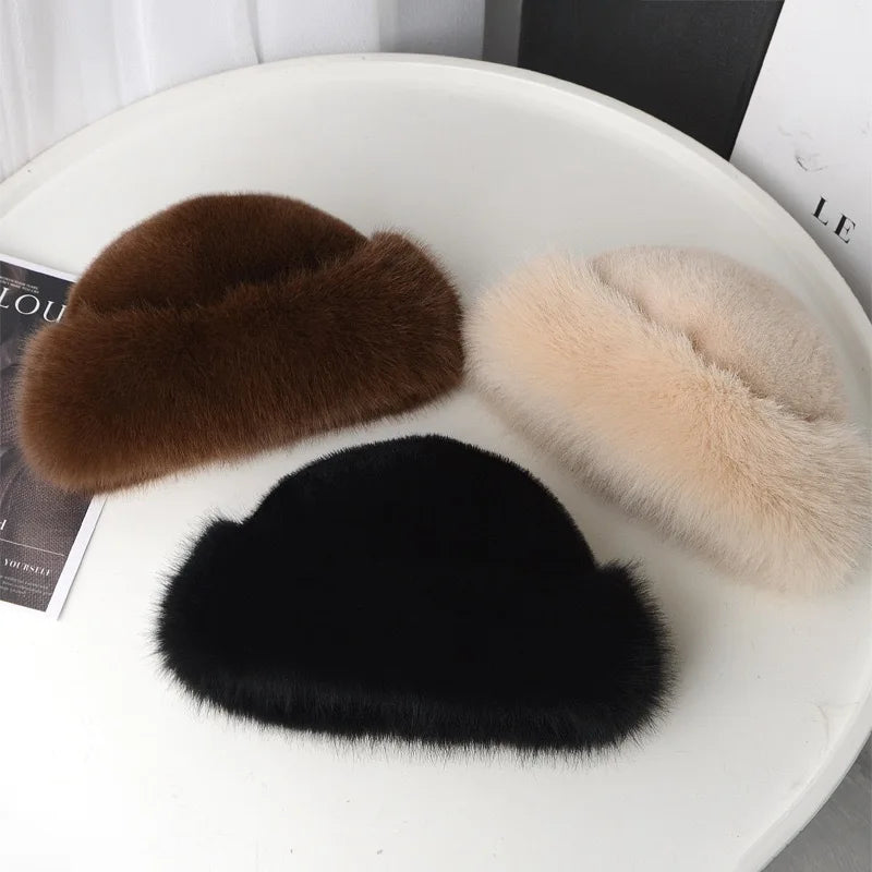 EVERLY | Luxe Faux Fur Hat