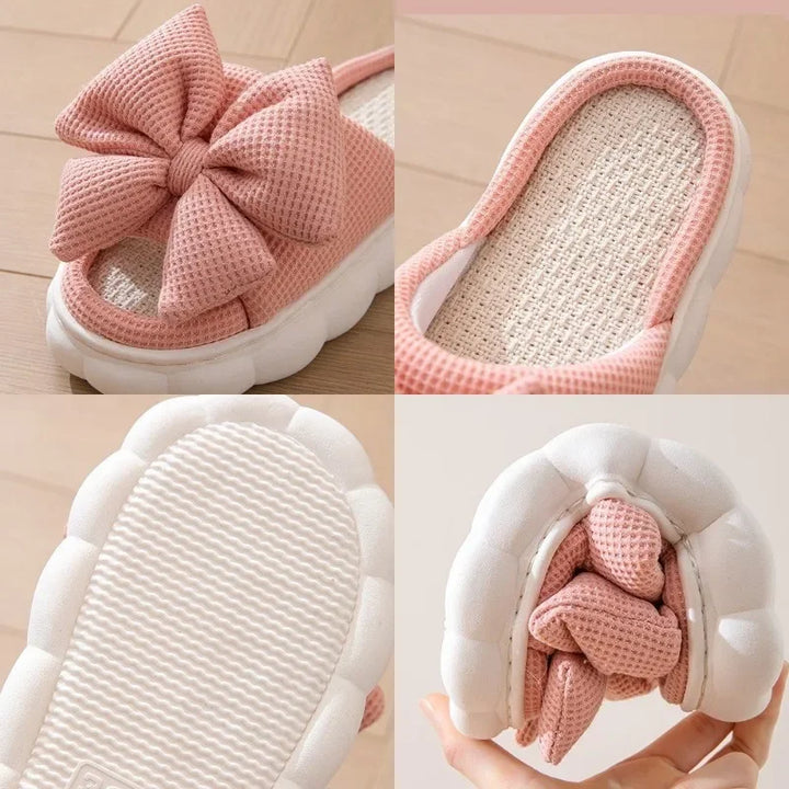 NOYA | Bow Slippers