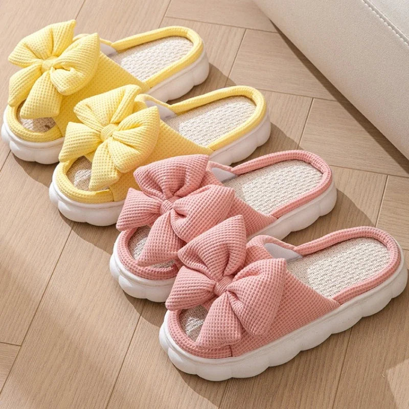 NOYA | Bow Slippers