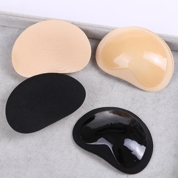 SALOME | 1Pair Chest Push Up Sticky Bra Thicker Sponge Bra Pad Breast Lift Up Enhancer Silicone Removeable Inserts Swimsuit Invisible Bra