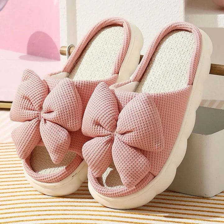 NOYA | Bow Slippers