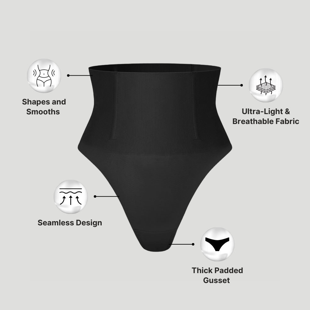 AUDREY | Tummy Control Camel Toe Proof Thong