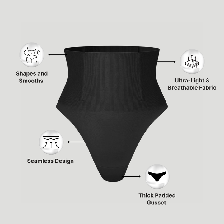 AUDREY | Tummy Control Camel Toe Proof Thong