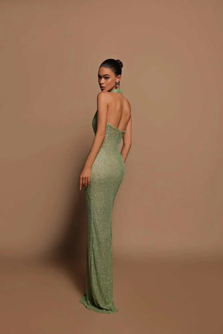 WHISTLER |  Long Dress - Seafoam Green