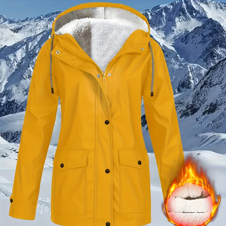 IZARA | Warm-Lined & Water-Resistant Hooded Parka Jacket