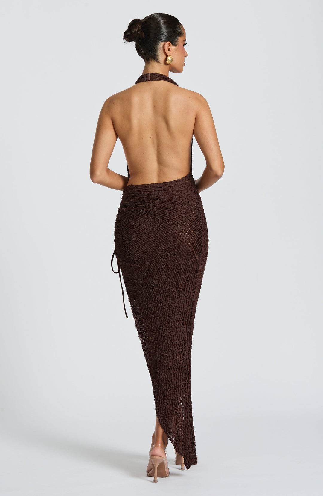 ADRI |  Midi Dress - Plum Brown