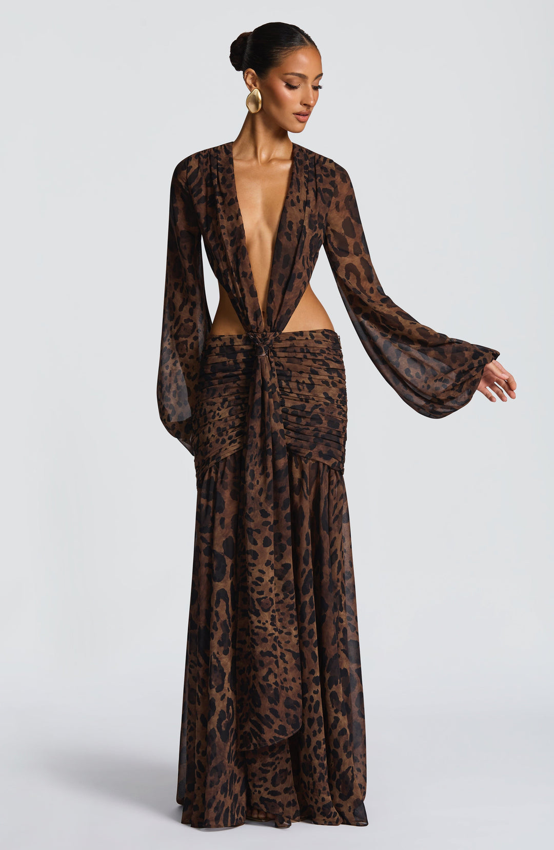 TORI | Maxi Dress - Leopard Print