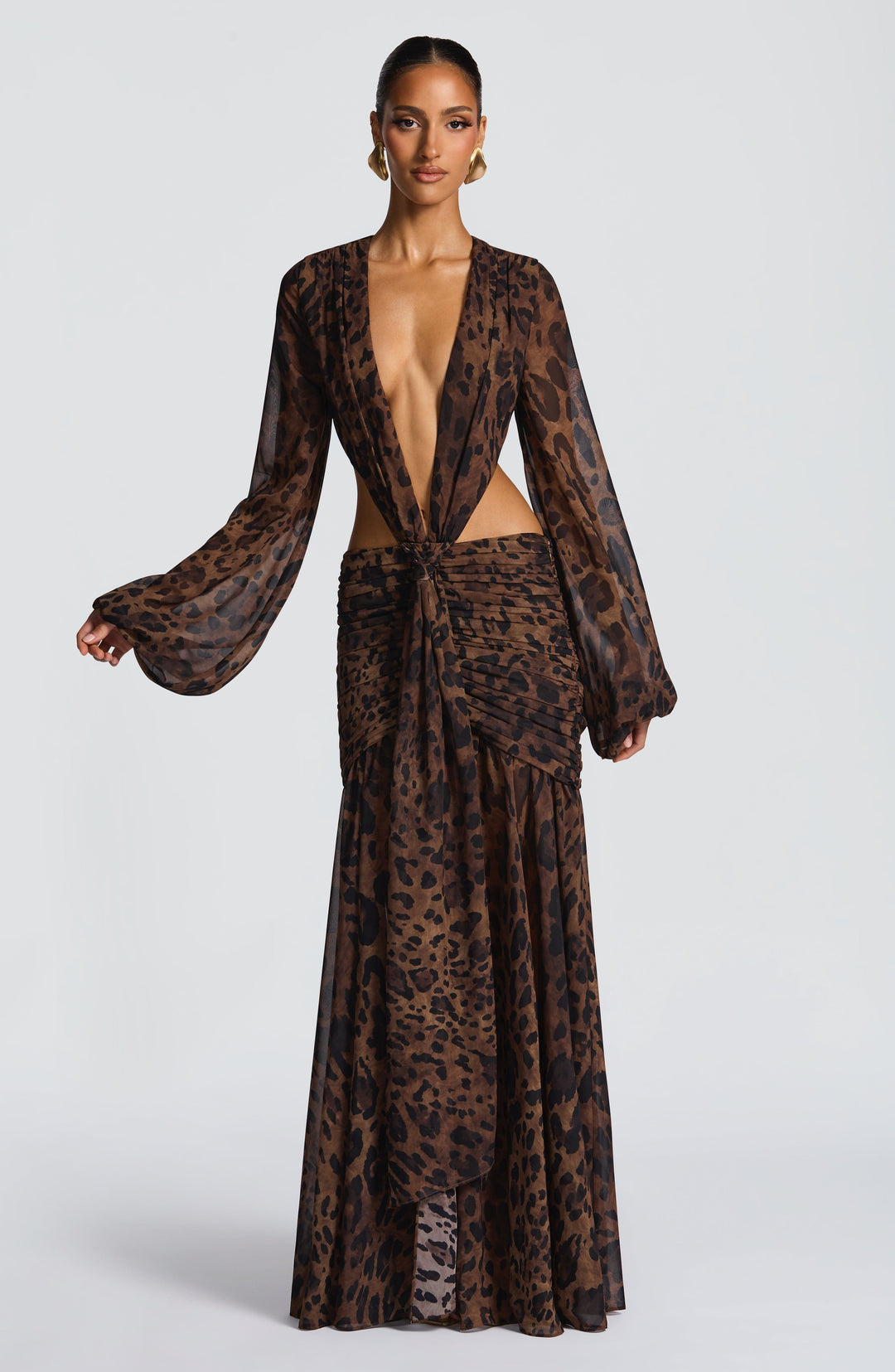 TORI | Maxi Dress - Leopard Print