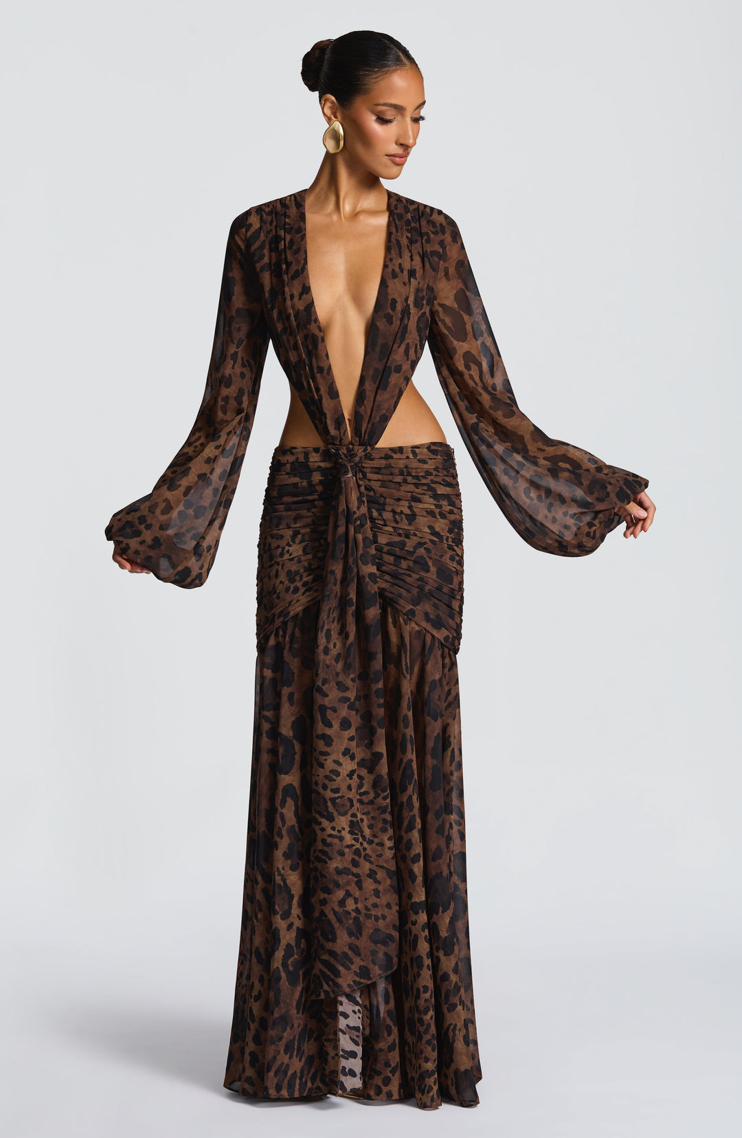 TORI | Maxi Dress - Leopard Print