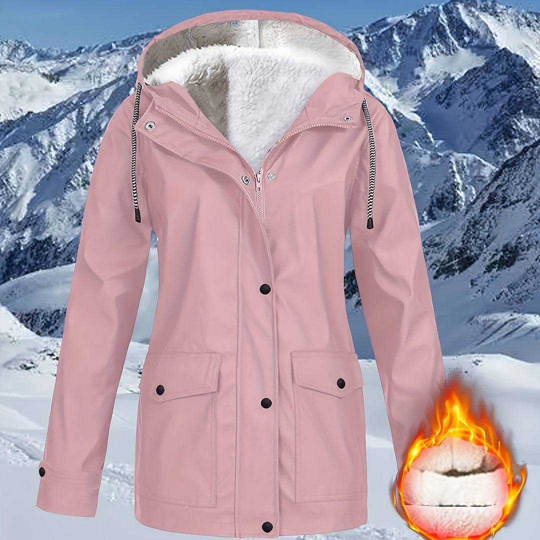 IZARA | Warm-Lined & Water-Resistant Hooded Parka Jacket