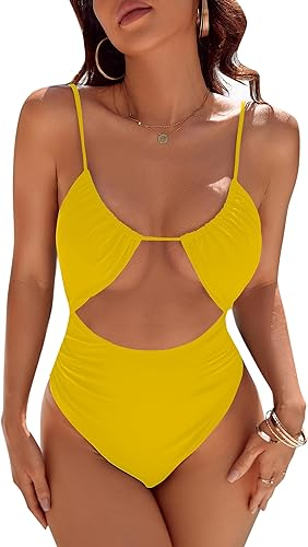 EVA | Cut-Out Tummy Control One Piece Swimsuit