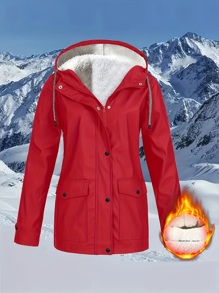 IZARA | Warm-Lined & Water-Resistant Hooded Parka Jacket