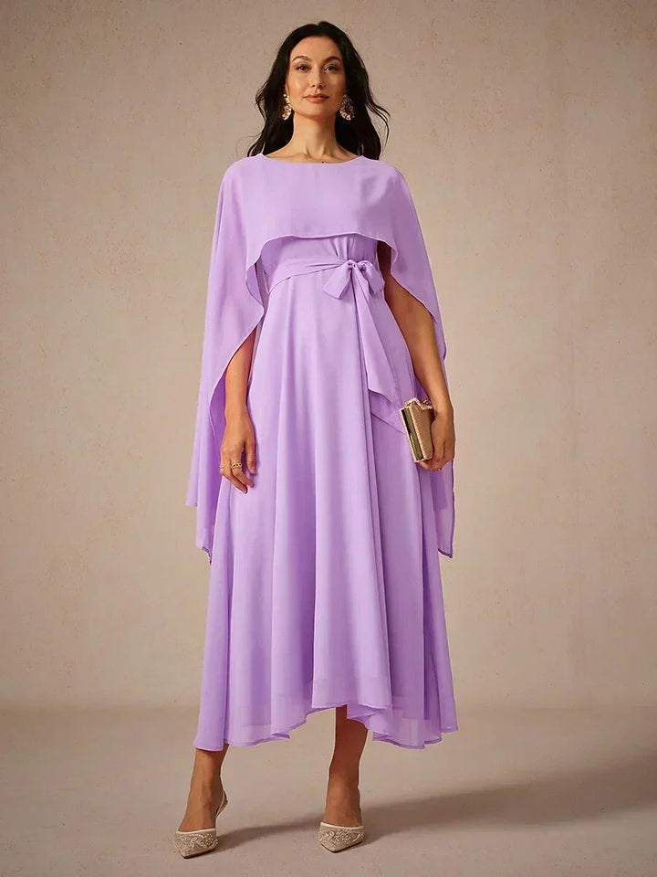 MAXIME | Two-Way Wearable See-Side Chiffon Maxi Dress