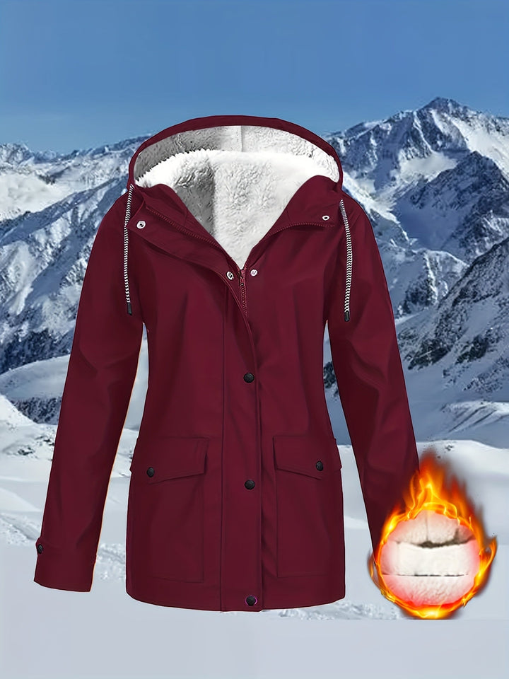 IZARA | Warm-Lined & Water-Resistant Hooded Parka Jacket