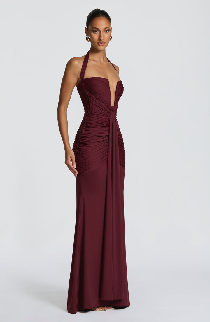 VERO | Maxi Dress - Cherry Lacquer