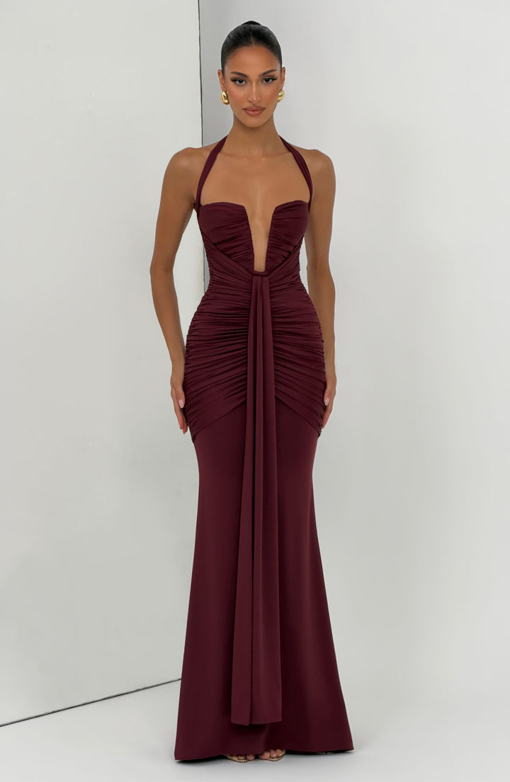 VERO | Maxi Dress - Cherry Lacquer