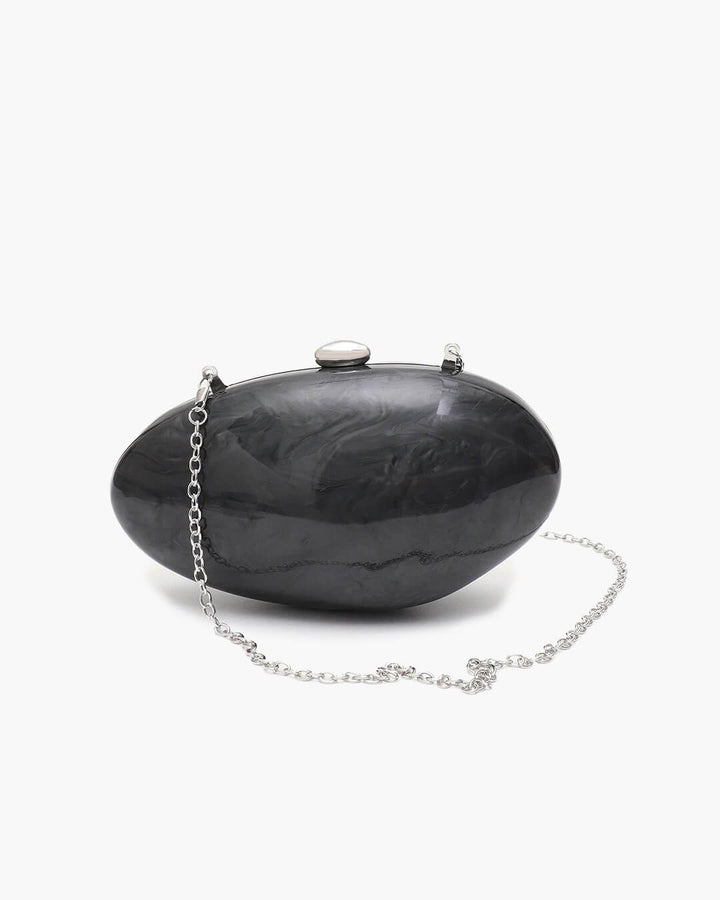 HAZEL | Shell-Shaped Acrylic Evening Clutch