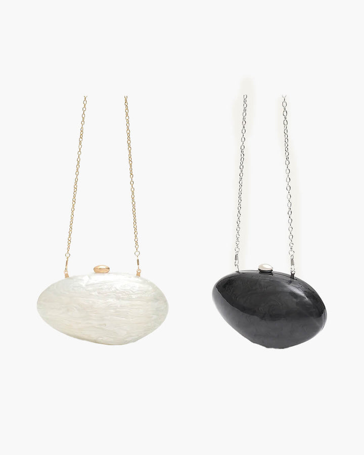 HAZEL | Shell-Shaped Acrylic Evening Clutch
