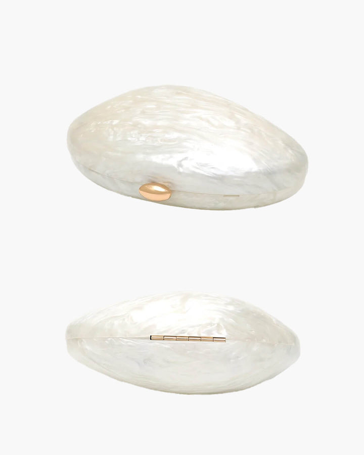 HAZEL | Shell-Shaped Acrylic Evening Clutch