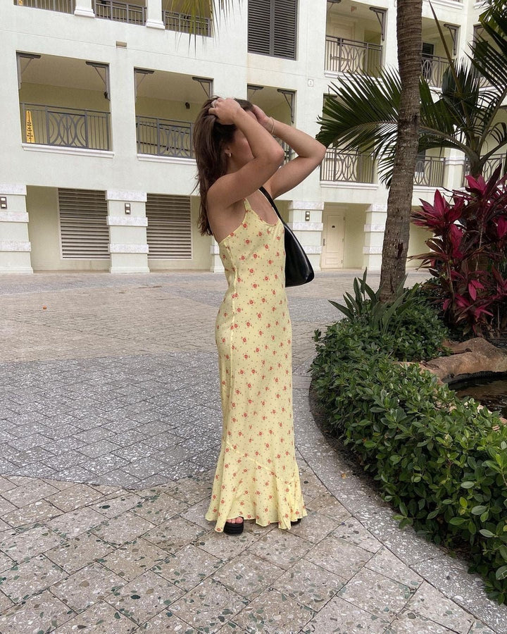 TEDY | Flared Ruffle Floral Dress