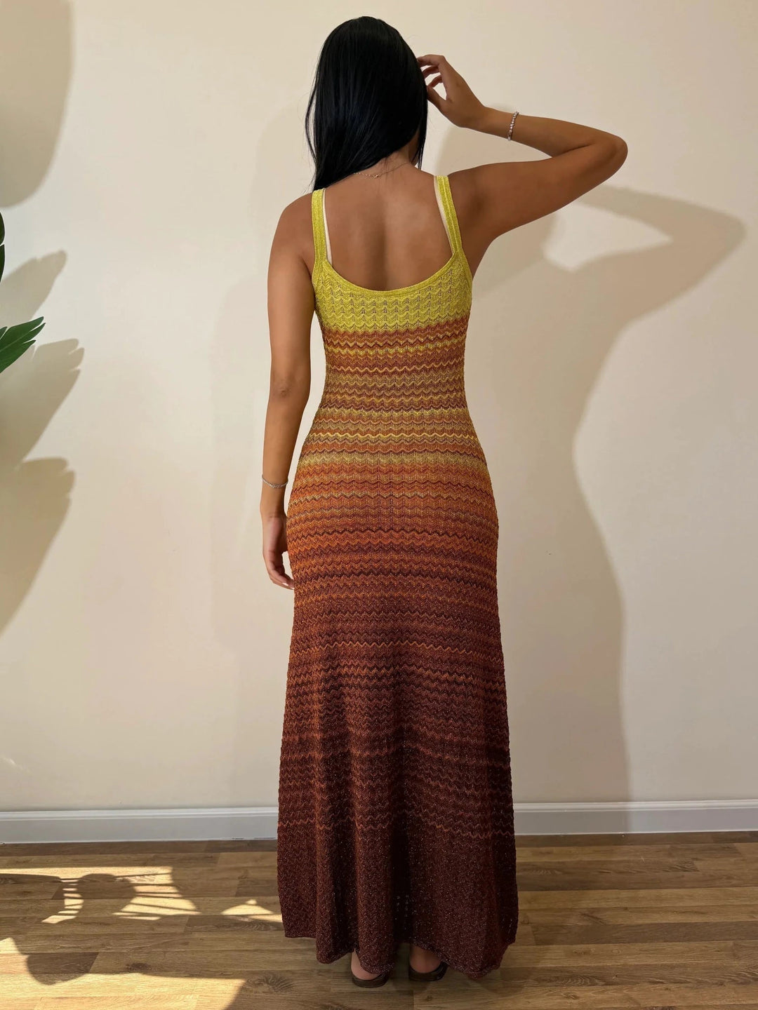 DORI | Sunset Knit Maxi Dress
