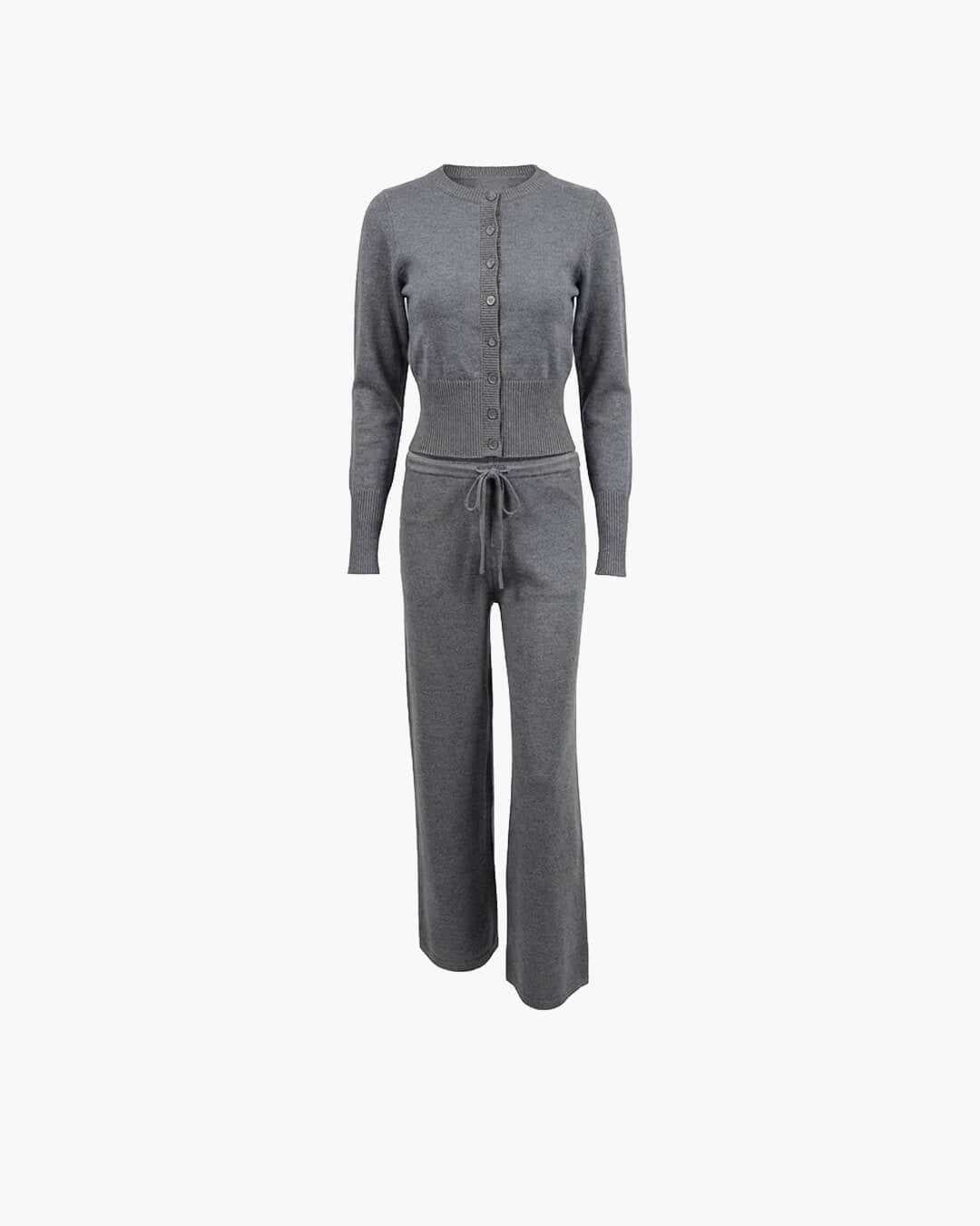 QUINN | Knitted Cardigan and Trousers Set