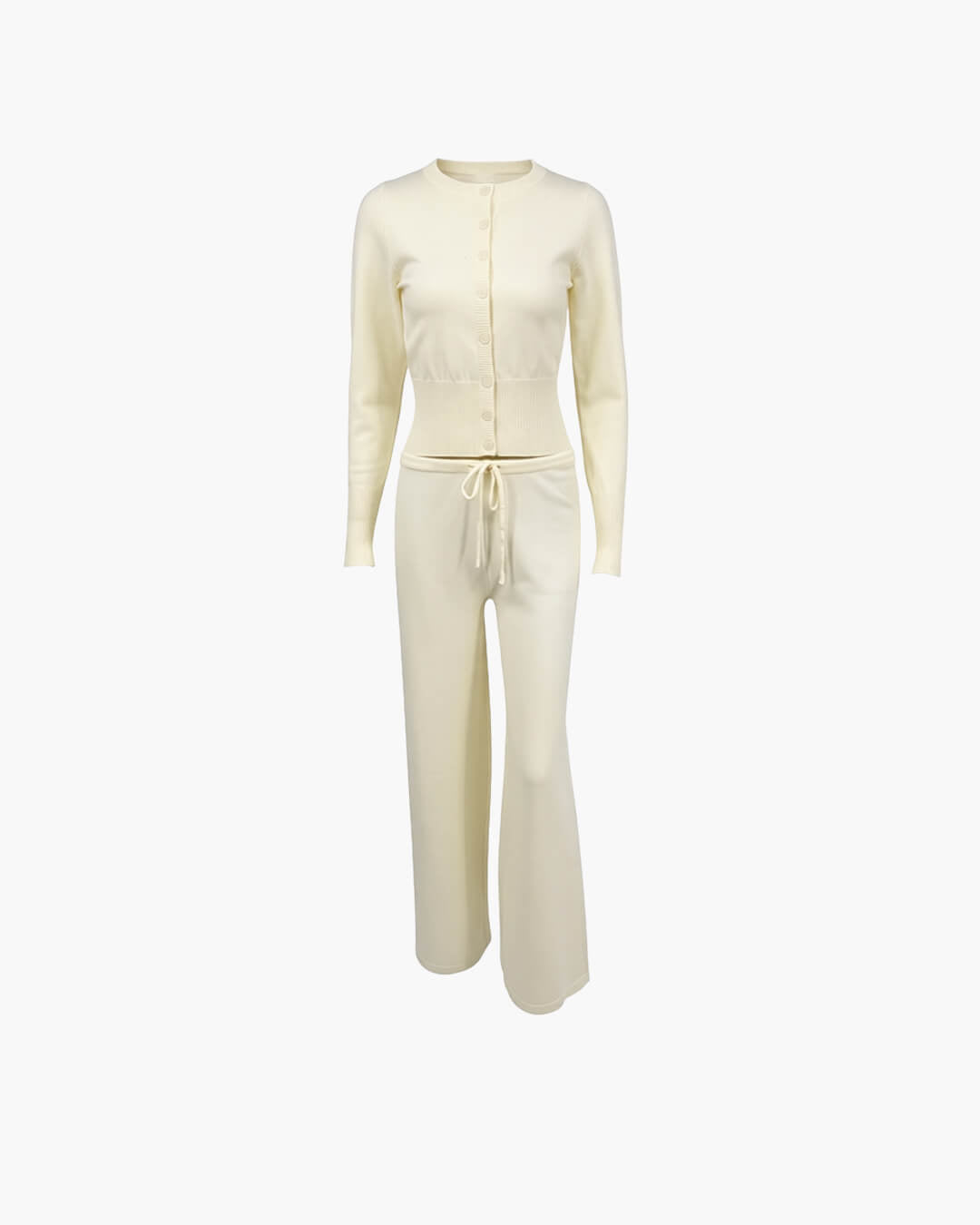 QUINN | Knitted Cardigan and Trousers Set