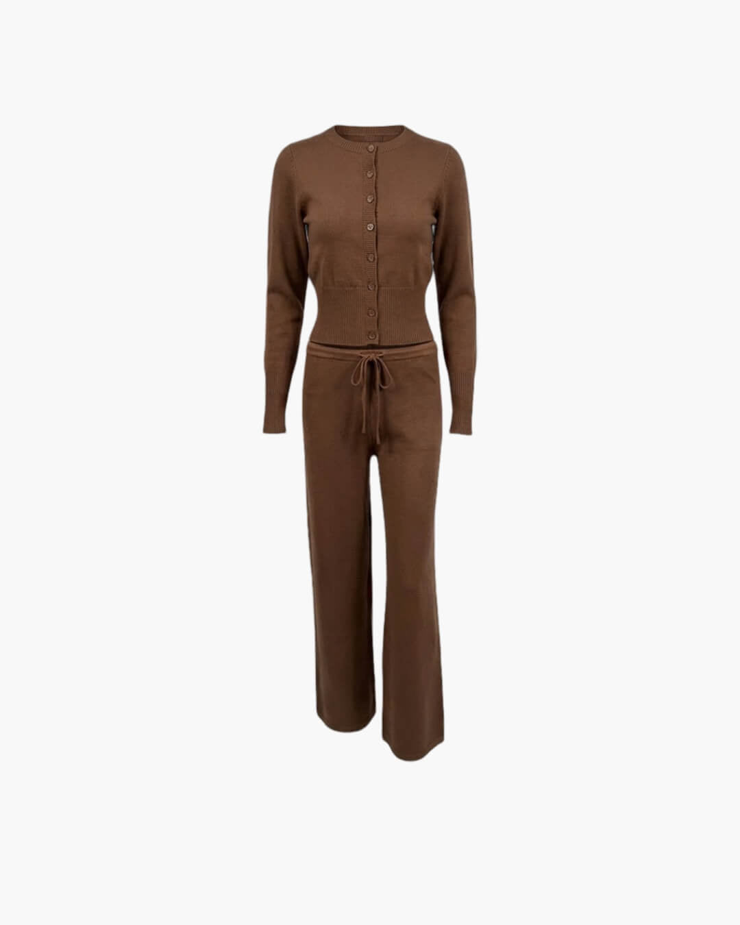 QUINN | Knitted Cardigan and Trousers Set