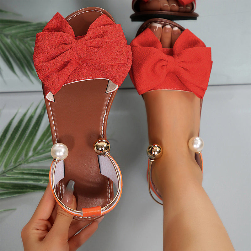 DAWSON | Stylish Pearl Ankle Strap Sandals