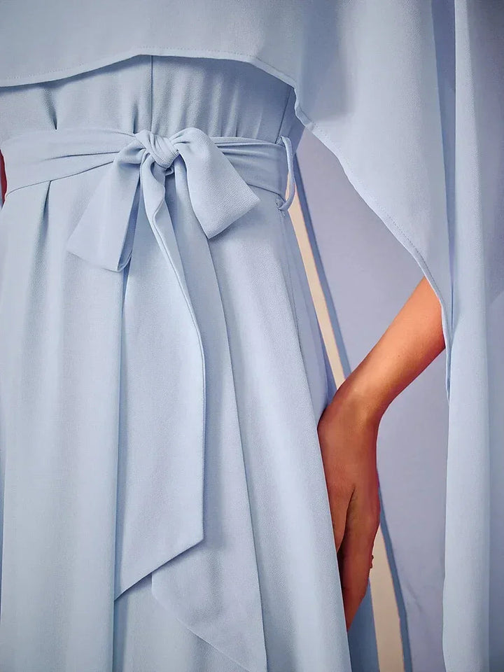 MAXIME | Two-Way Wearable See-Side Chiffon Maxi Dress