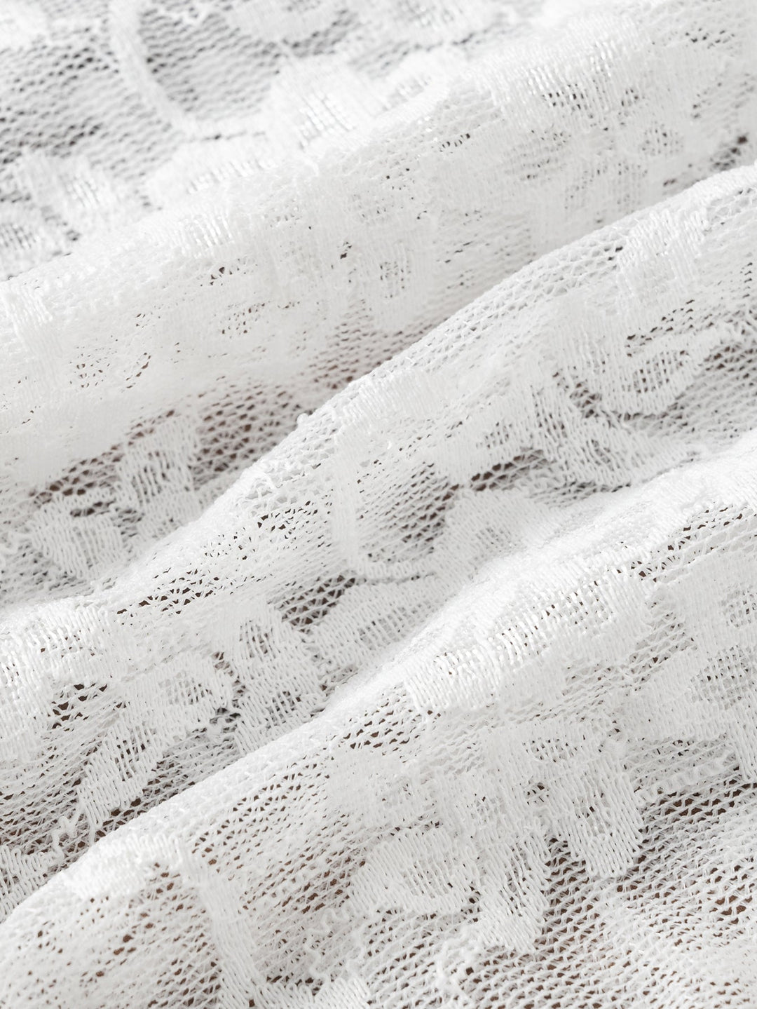 SHEILA | White Lace Three-Piece Tankini Set